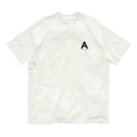 【A】イニシャル × Be a noise. オーガニックコットンTシャツ