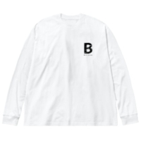【B】イニシャル × Be a noise. ビッグシルエットロングスリーブTシャツ
