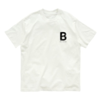 【B】イニシャル × Be a noise. オーガニックコットンTシャツ