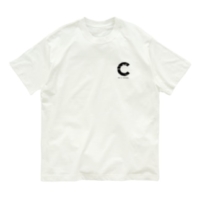 【C】イニシャル × Be a noise. オーガニックコットンTシャツ