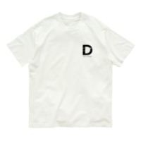 【D】イニシャル × Be a noise. オーガニックコットンTシャツ