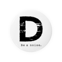 【D】イニシャル × Be a noise. 缶バッジ