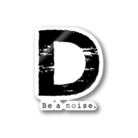 【D】イニシャル × Be a noise. ステッカー