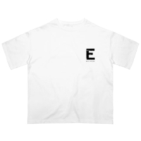 【E】イニシャル × Be a noise. オーバーサイズTシャツ