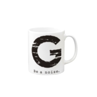 【G】イニシャル × Be a noise. マグカップ