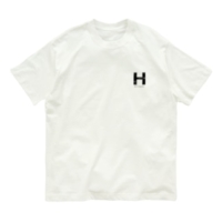【H】イニシャル × Be a noise. オーガニックコットンTシャツ
