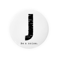 【J】イニシャル × Be a noise. 缶バッジ