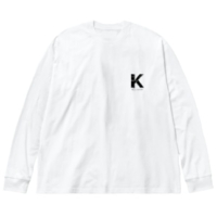 【K】イニシャル × Be a noise. ビッグシルエットロングスリーブTシャツ
