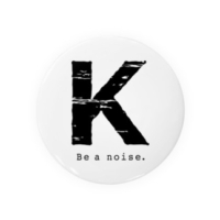【K】イニシャル × Be a noise. 缶バッジ