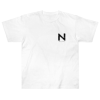 【N】イニシャル × Be a noise. ヘビーウェイトTシャツ