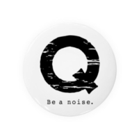【Q】イニシャル × Be a noise. 缶バッジ