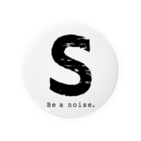 【S】イニシャル × Be a noise. 缶バッジ