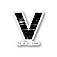 【V】イニシャル × Be a noise. ステッカー
