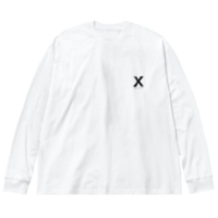 【X】イニシャル × Be a noise. ビッグシルエットロングスリーブTシャツ