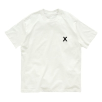 【X】イニシャル × Be a noise. オーガニックコットンTシャツ