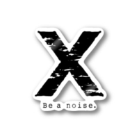 【X】イニシャル × Be a noise. ステッカー