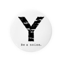 【Y】イニシャル × Be a noise. 缶バッジ