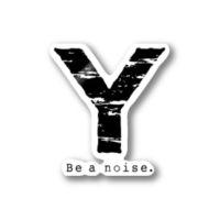 【Y】イニシャル × Be a noise. ステッカー